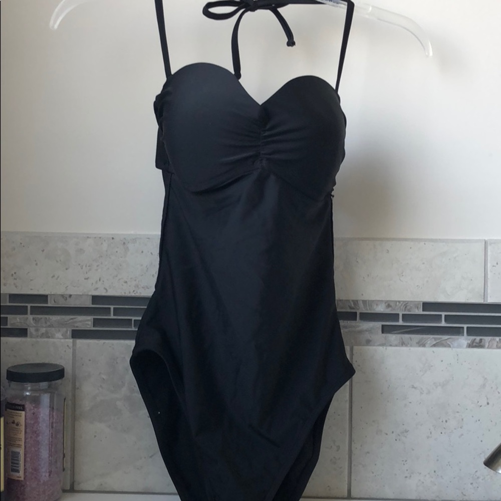 Black One piece Swimsuit